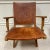 Angel I. Pazmino Ecuadorian Mid-Century Stamped Leather Folding Arm Chair For Sale - Image 4 of 13