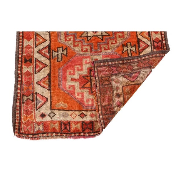 Mid 20th Century Mid 20th Century Vintage Herki Runner For Sale - Image 5 of 7