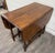 Antique 1920s Colonial Revival Solid Maple Gateleg Drop Leaf Dining Table For Sale In Kansas City - Image 6 of 16