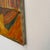 Orange Mid-Century Impressionist Painting on Canvas of a Woman For Sale - Image 8 of 11