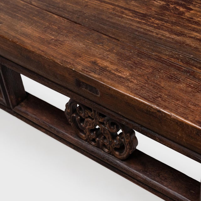 Chinese Dragon Flower Altar Console, C. 1850 For Sale In Chicago - Image 6 of 6