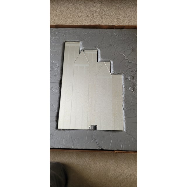 Vintage 1980's New York City Skyline 3d Wall Mirror W/ Twin Towers For Sale - Image 4 of 8