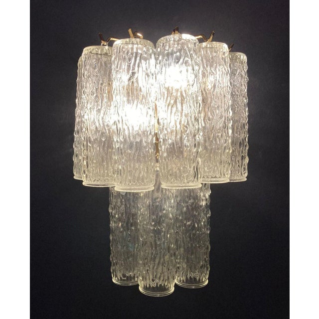 1960s Mid 20th Century Textured Tubes Sconces - a Pair For Sale - Image 5 of 9