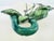 Vintage Italian Majolica Style Ceramic Violet Flower and Leaf Dish For Sale - Image 11 of 11