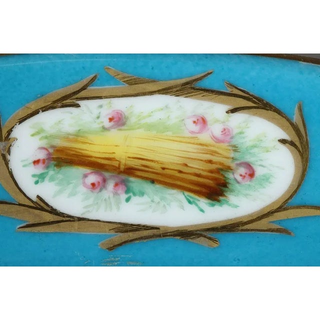 19th-Century Blue Porcelain Cup in the style of Sevres For Sale - Image 4 of 11