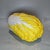 Yellow Ceramic Cabbage Decoration, Yellow & White Hand-Painted Leaf Texture (Symbol of Prosperity) For Sale - Image 8 of 9