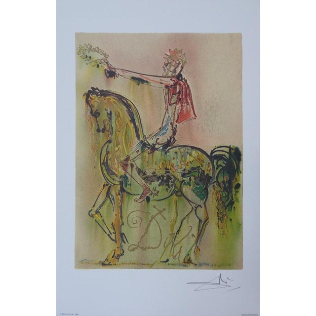 Salvador Dali, Les Chevaux, Lithograph For Sale - Image 7 of 7