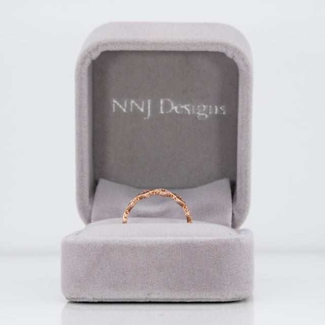Natural Diamond Band in Solid 14k Gold | Earth-Mined Diamonds For Sale - Image 4 of 9