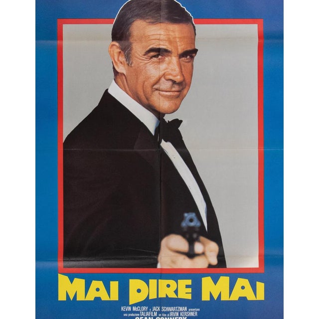 Mai Dire Mai / Never Say Never Again Poster, Italy, 1983 For Sale - Image 3 of 5