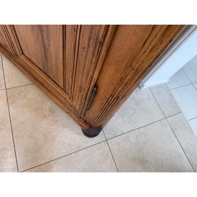 Baroque Farmhouse Hall Cabinet For Sale - Image 6 of 18