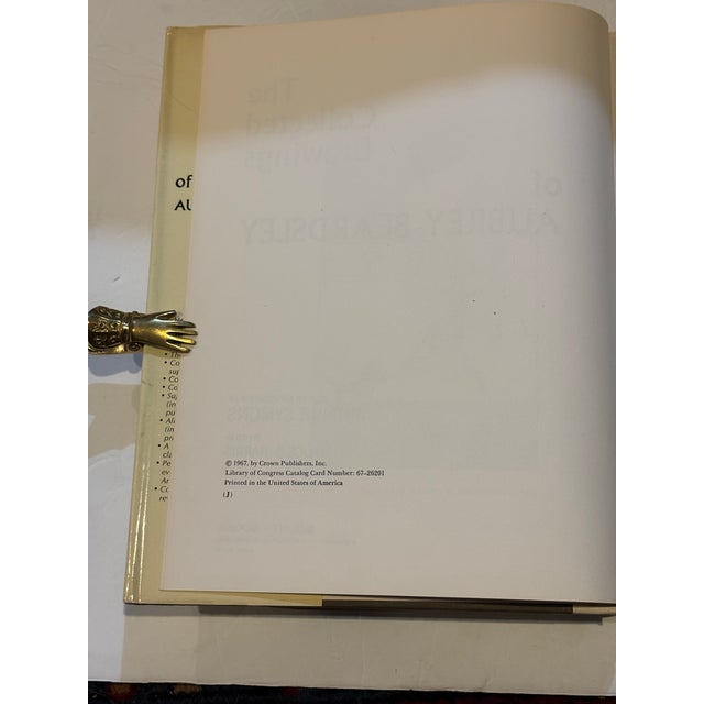 The Collected Drawings of Aubrey Beardsly Book by Arthur Symons. First edition from 1967 in very good condition with dust...