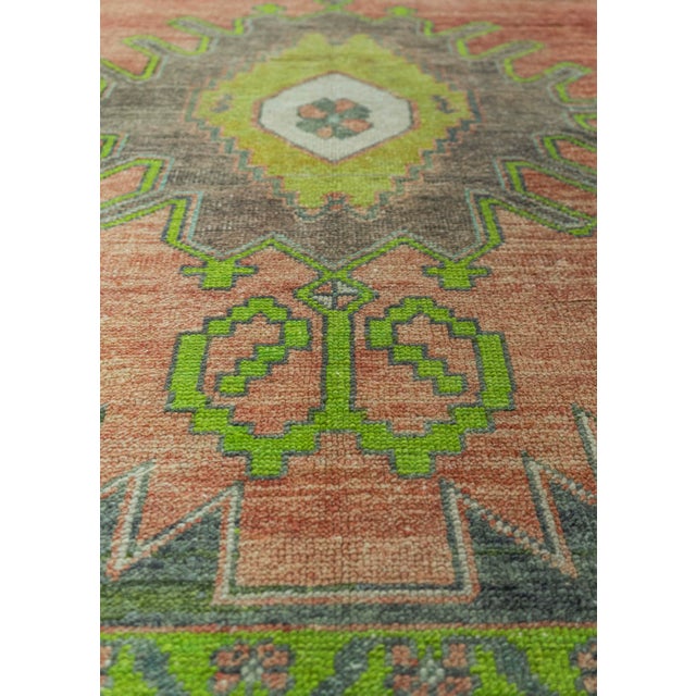 Turkish Turkish Vintage Rug 3'9" x 10'10" #20652 For Sale - Image 3 of 8