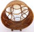1970s Boho Rattan Circular Porthole 6 Bottle Wine Caddy/ Rack For Sale - Image 5 of 7