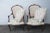 French French Pair of Side Living Bed Room Den Fireplace Chairs For Sale - Image 3 of 13