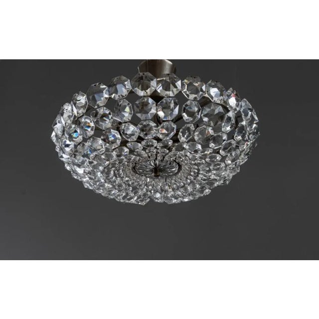 Bakalowits chandelier nickel-plated around 1950s Original condition. I have official proof of authenticity such as vintage...