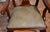 1920 Antique English Chippendale Solid Mahogany Set of Six Dining Chairs Leather Seats For Sale - Image 15 of 17