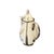 This vintage Rudolf Wachter (RW) Bavaria porcelain coffee service features fine silver-plated trim (Dekor Feinsilber) and...
