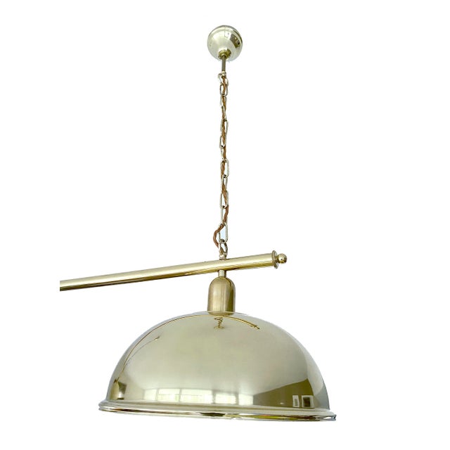 Large Vintage Pendant Light in Brass from Honsel, 1960s For Sale - Image 11 of 18