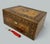 Victorian Antique Vintage English Burl Walnut Wooden Marquetry Victorian Jewelry Box 19Ct For Sale - Image 3 of 12