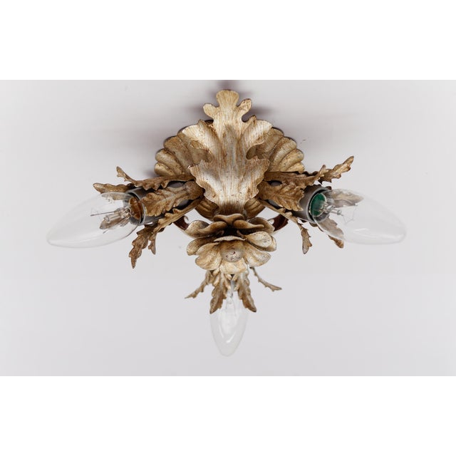 Florentine Ceiling Lamp by Banci Firenze, Italy, 1960s For Sale - Image 4 of 9