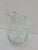 Glass Vintage Glass Pitcher Vase For Sale - Image 7 of 7