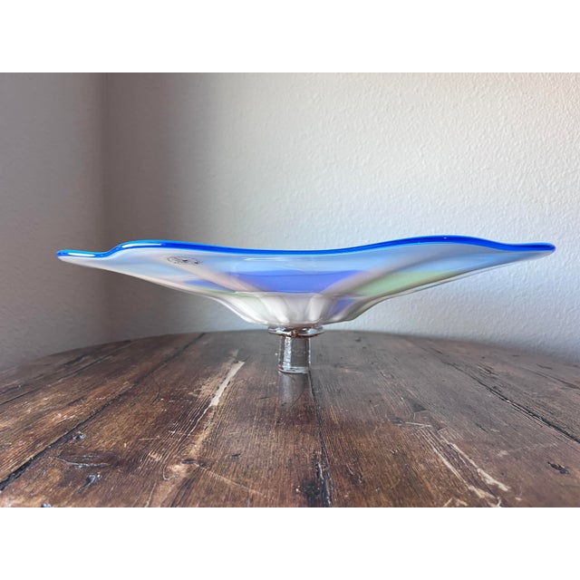 Viz Glass Studios Genuine Hand Blown Wall Art Glass 18” For Sale In Dallas - Image 6 of 9