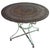 Rustic Rustic Antque Garden Table W/Patina Base For Sale - Image 3 of 11