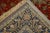 1940s Classic Red Rust Field Floral Medallion Vintage Isfahan Silk Carpet Rug For Sale In New York - Image 6 of 6