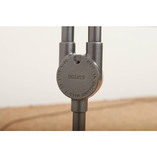 Tree Tops Light Floor Lamp with Concrete Base Dark Grey Metal Stem by Ron Arad for Barton, 1983 For Sale - Image 9 of 13