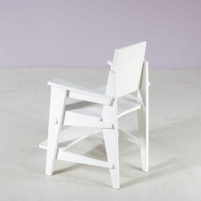 Amsterdam School Style Child's Chair, Netherlands, 1930 For Sale - Image 11 of 11