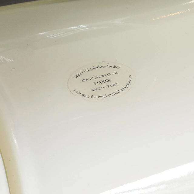 Mid-Century Modernist Hand-Blown Milk Glass Vanity Light For Sale - Image 10 of 11