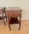 Pair of Spanish Wood Bedside Tables With Drawers and Lower Shelves, 1940s For Sale - Image 10 of 15