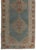 Antique Circa 1920 Blue Malayer Hand Knotted Runner 3ft 2in X 15ft 1in For Sale - Image 9 of 11