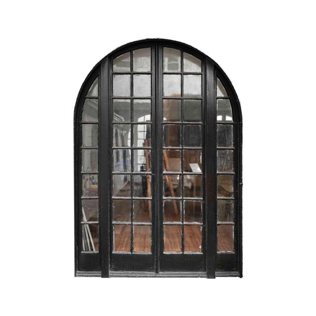 Traditional Antique French Terrace Arched Doors - A Pair For Sale - Image 3 of 3