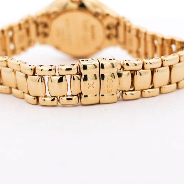 Ebel Beluga 24.5mm 18k Gold Black Diamond Dial Watch For Sale - Image 4 of 10