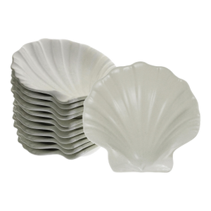 Mid 20th Century Wedgwood Scallop Shell Shaped Dishes- Set of 12