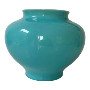 1942 Turquoise Franciscan "Angeleno Ware" Vase