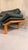 Danish 2-seater sofa by Komfort in Scandinavian design. The teak frame and dark green leather upholstery give the sofa an...
