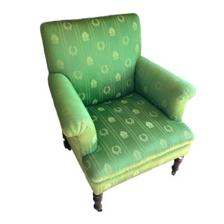 Kelly Green Library Chair For Sale