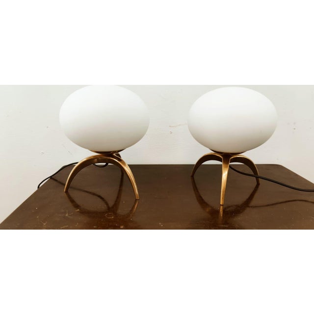 Oval Glass Table Lamp For Sale - Image 13 of 16