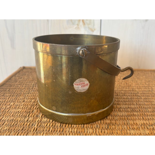 Mid 20th Century Solid Brass Fairbanks-Morse Seed Scale Pot For Sale - Image 10 of 16