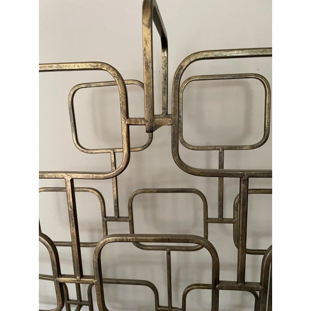 Iron Bottle Holder, 1980s For Sale - Image 4 of 5