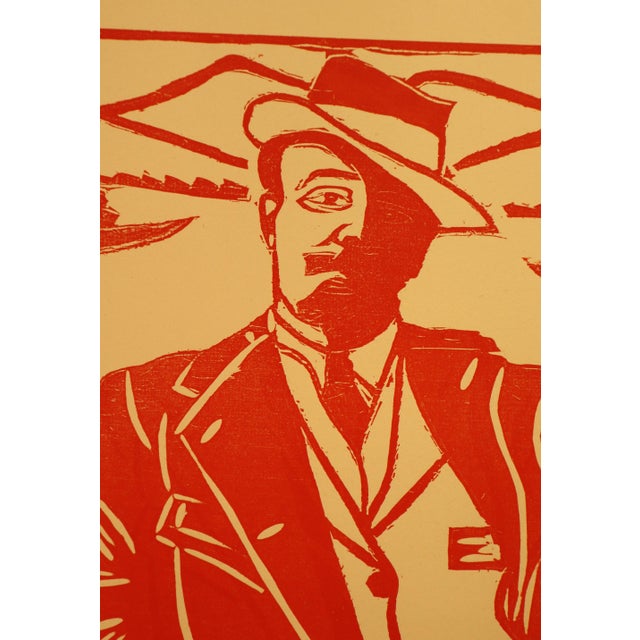 1970s Bellora, Puccini's Tosca Bohème, 1970s, Lithograph, Framed For Sale - Image 5 of 17