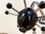 Vintage Space Age Sputnik Saturn Wall-Mounted Coat Rack in Black and Chrome from IKEA, 1990s For Sale - Image 14 of 15