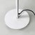 Modern Italian White Metal and Knurled Glass Floor Lamp, 1980s For Sale - Image 9 of 14