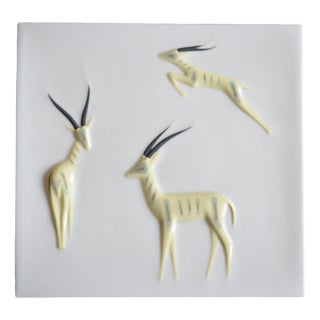 Porcelain Wall Plate by Peter Müller for Sgarfo Modern, 1960s For Sale