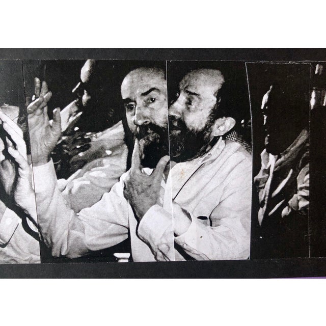 Late 20th Century Martin Sumers, Vintage Abstract Expressionist Hyman Bloom Photo Collage Assemblage Photograph For Sale - Image 5 of 9