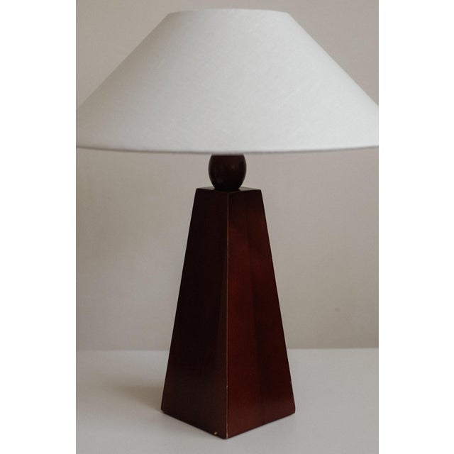 Timeless Elegance Wooden Table Lamp For Sale - Image 4 of 12