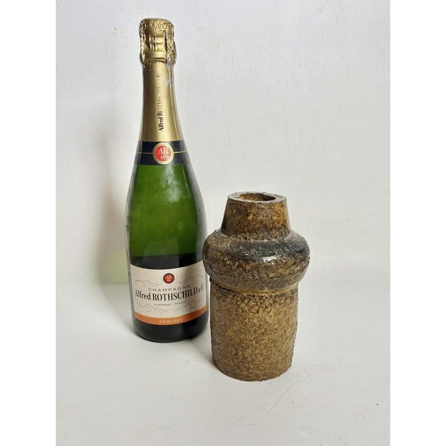 Brutalist Stoneware Pot, France, 1960 For Sale - Image 3 of 9