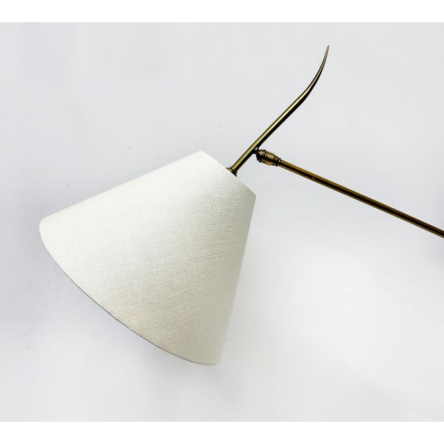 1950s Maison Lunel Pendulum Floor Lamps, 2 Available For Sale In Miami - Image 6 of 12